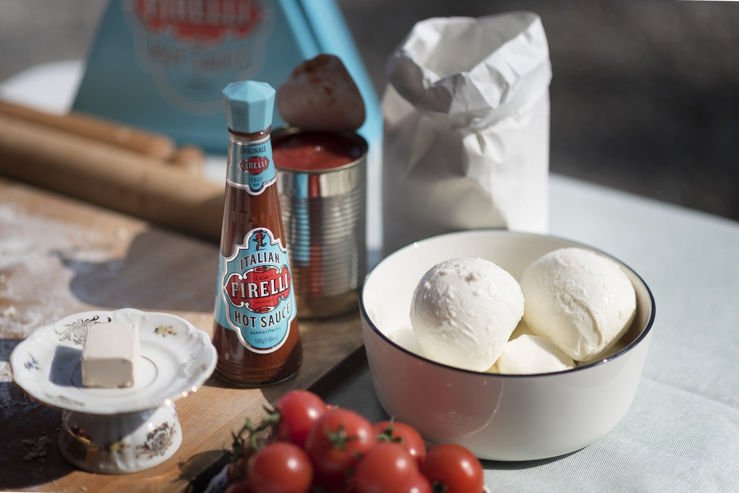 Firelli sauce mozzarella