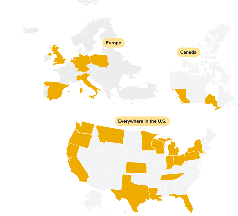 Warehouse map