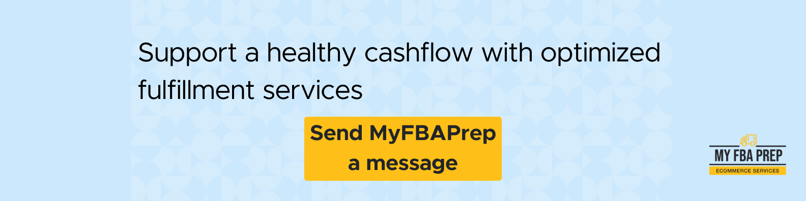 CTA banner - Support a healthy cashflow with optimized fulfillment services