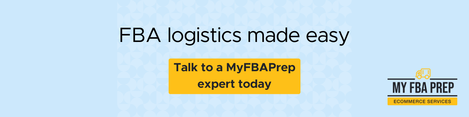 CTA banner - FBA logistics made easy