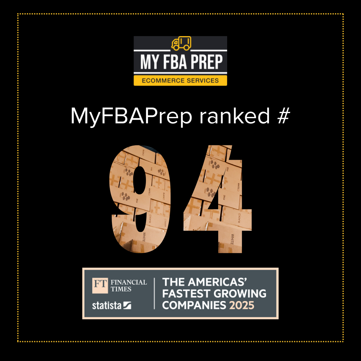 My FBA prep ranked